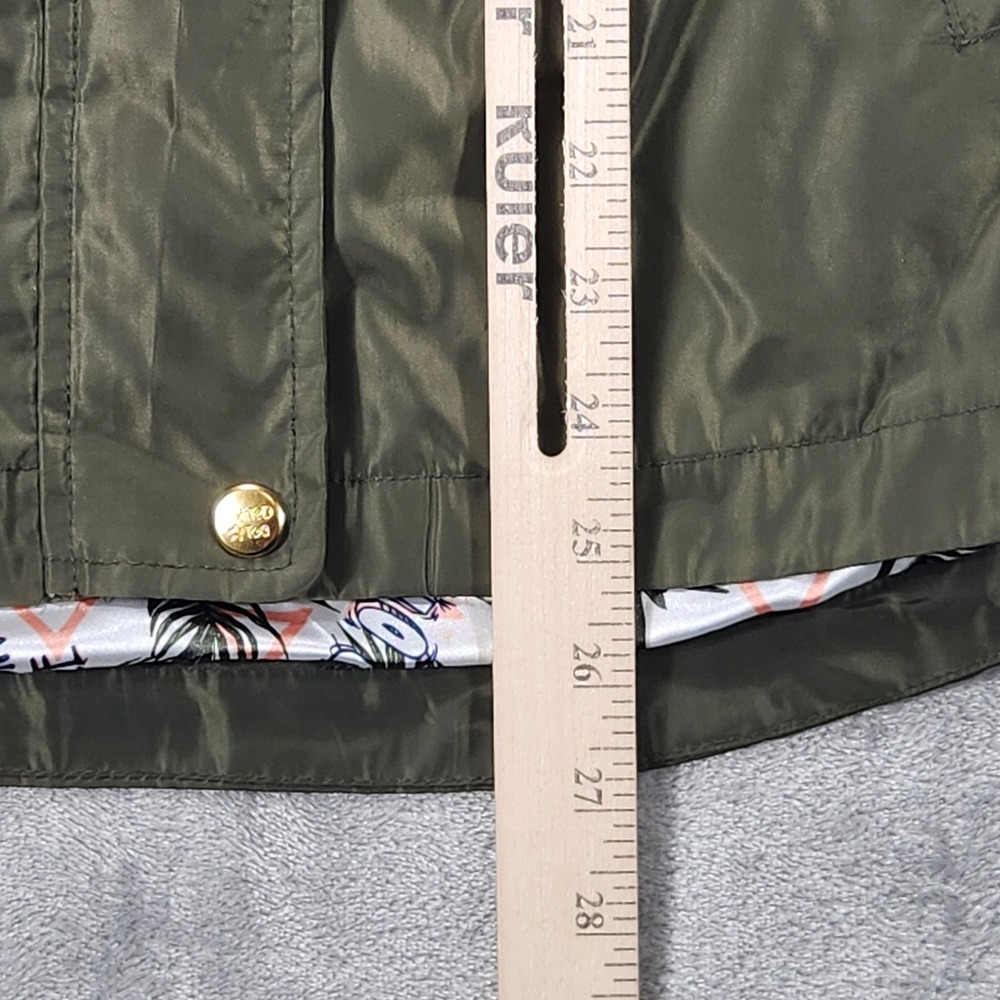Limited Too Jacket Girls Large 14/16 Hooded Raincoat New Army Polyester - Picture 11 of 11